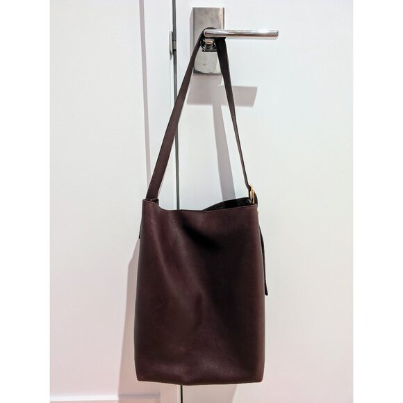 Madewell The Essential Bucket Tote, Chocolate Raisin - Picture 1 of 10